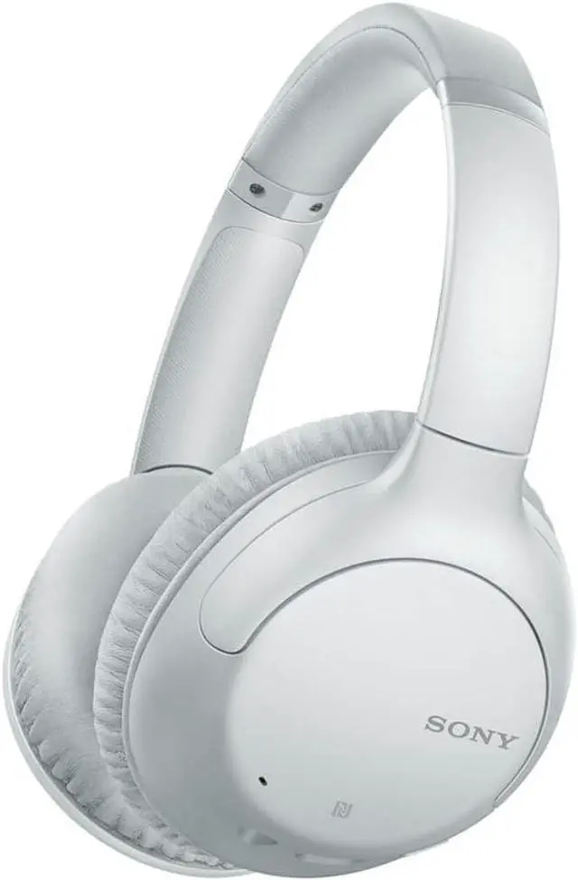 Alt view image 2 of 5 - Sony WH-CH710N Wireless Noise-Cancelling Over-the-Ear Headphones - White