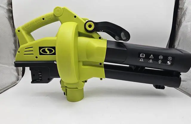 Alt view image 3 of 5 - Sun Joe 24V-X2-BVM143-LTE Cordless Blower Vacuum Mulcher Kit - GREEN/GREY