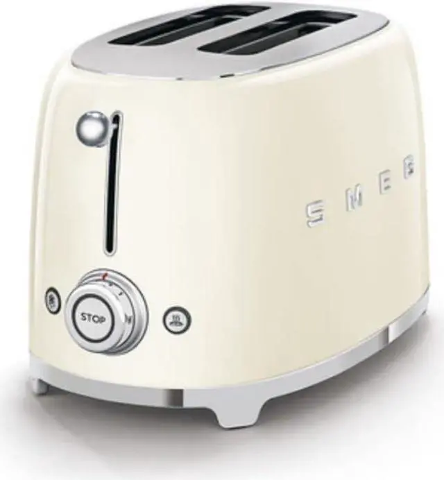 Main image of SMEG 2 Slice Retro Toaster - CREAM