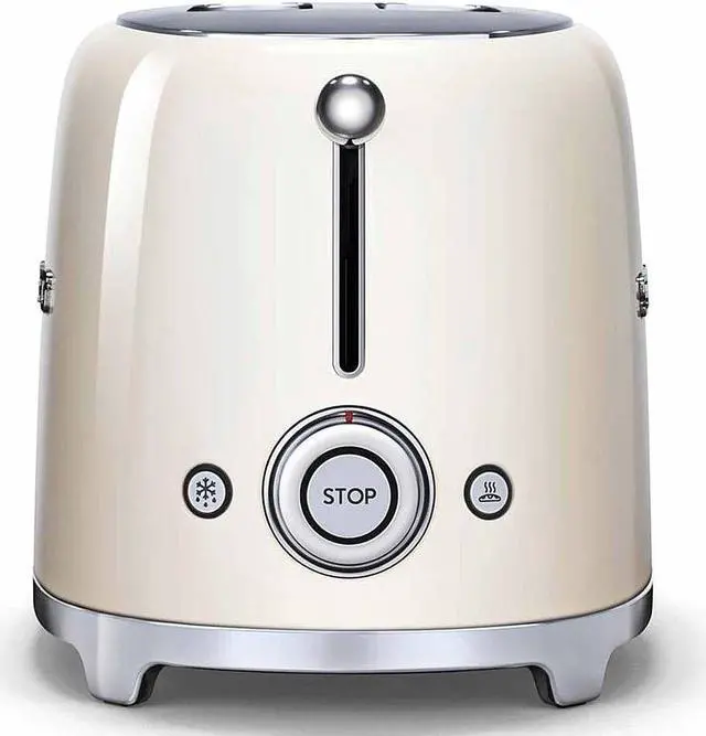 Alt view image 2 of 4 - SMEG 2 Slice Retro Toaster - CREAM