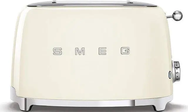 Alt view image 3 of 4 - SMEG 2 Slice Retro Toaster - CREAM