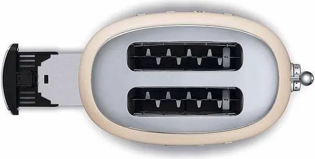 Alt view image 4 of 4 - SMEG 2 Slice Retro Toaster - CREAM