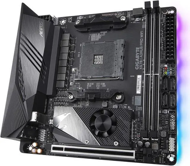 Alt view image 9 of 10 - GIGABYTE X570 I AORUS Pro Wi-Fi AMD AM4 ITX Motherboard
