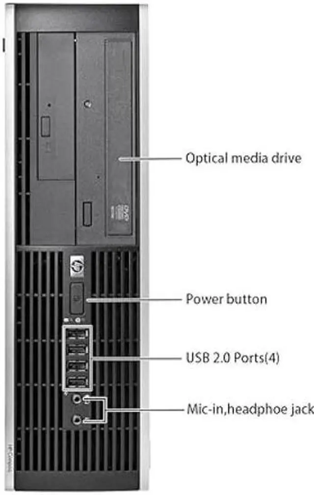 Alt view image 11 of 11 - HP Elite 8300, SFF, i5-3470 3.2 GHz, 8GB DDR3, 500GB HDD, Windows 10 Pro 64-Bit