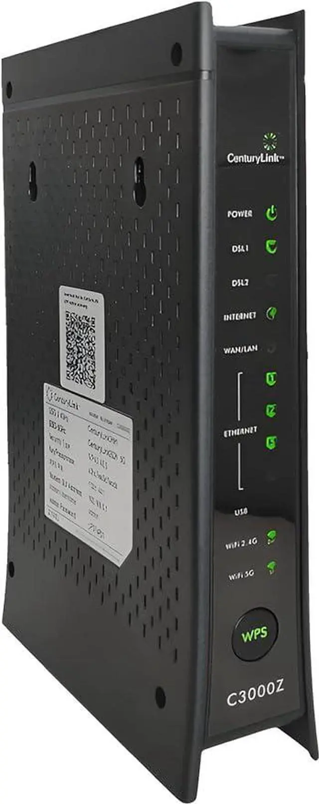 Alt view image 3 of 5 - Zyxel CenturyLink C3000Z AC2200 Bonded 2.4 & 5ghz Wireless WiFi Modem Router