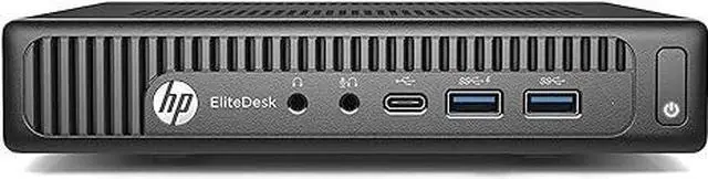 Alt view image 6 of 9 - HP EliteDesk 800 G2 Desktop Mini PC, Intel Core i5 6500T 2.5Ghz, 16GB DDR4 RAM, 256GB NVMe PCIe M.2 SSD, USB Type C, Windows 10 Pro