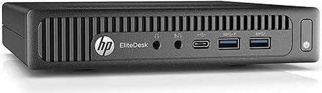 Alt view image 7 of 9 - HP EliteDesk 800 G2 Desktop Mini PC, Intel Core i5 6500T 2.5Ghz, 16GB DDR4 RAM, 256GB NVMe PCIe M.2 SSD, USB Type C, Windows 10 Pro