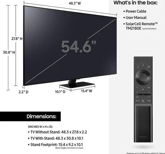Alt view image 4 of 5 - Samsung 55" Class - Q8 Series - 4K UHD QLED LCD TV QN55Q8DAAFXZA - BLACK