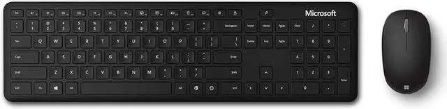 Main image of Microsoft Desktop Wireless Bluetooth Keyboard and Mouse Combo 1AI-00001 - Black