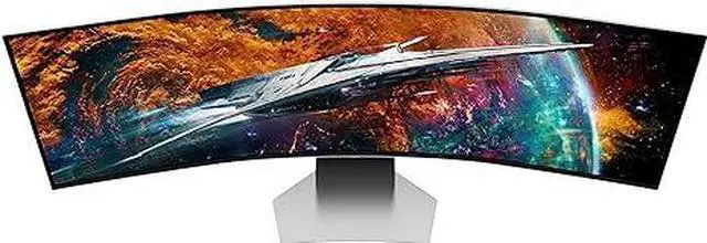 Alt view image 3 of 8 - SAMSUNG 49" Odyssey OLED G9 Curved Gaming Monitor 240Hz LS49CG954SNXZA - Black