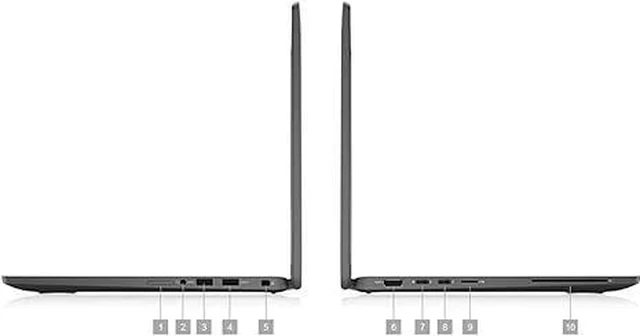 Alt view image 3 of 3 - Dell Latitude 7410 14" FHD i7-10610U 16GB RAM 512GB SSD - Silver/Gray