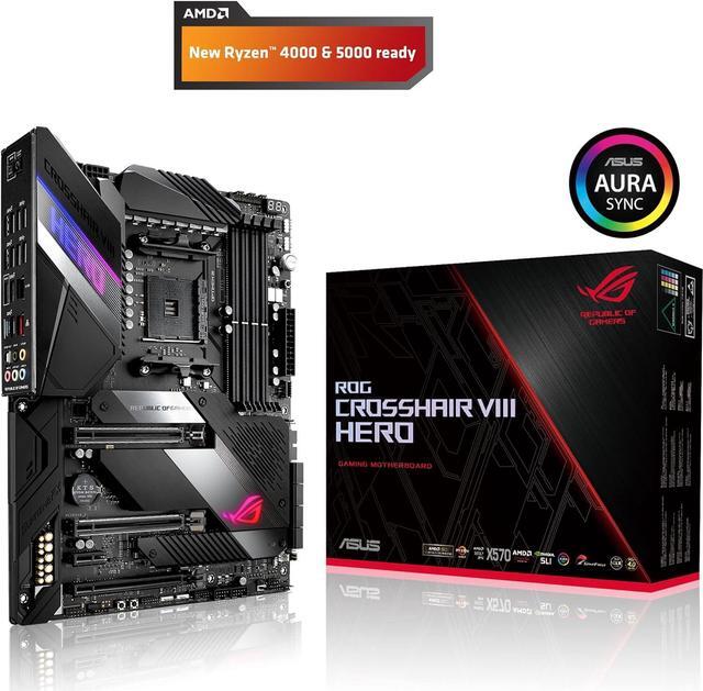 Alt view image 2 of 5 - ASUS ROG Crosshair VIII Hero X570 ATX Motherboard (NON WI-FI) - Black