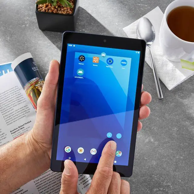 Alt view image 3 of 3 - ONN SURF TABLET 32GB 2GB 8" (1280X800) ANDROID 10 GO EDITION NAVY BLUE