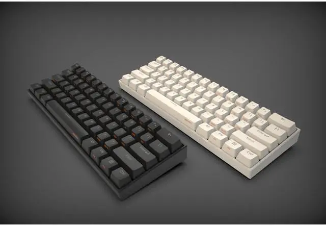 Alt view image 7 of 7 - Anne Pro 2 Mechanical Gaming Keyboard TLK 60% True RGB Backlit - Wired/Wireless Bluetooth 4.0 PBT Type-c Up to 8 Hours Extended Battery Life, Linux Mac Full Keys Programmable (Gateron Blue, White)