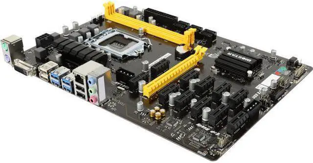 Main image of BIOSTAR TB250-BTC PRO LGA 1151 Intel B250 SATA 6Gb/s USB 3.0 ATX Intel Motherboard for Cryptocurrency Mining (BTC)