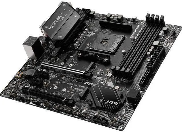Main image of MSI B450M MORTAR MAX AM4 AMD B450 SATA 6Gb/s USB 3.1 HDMI Micro ATX Motherboards - AMD