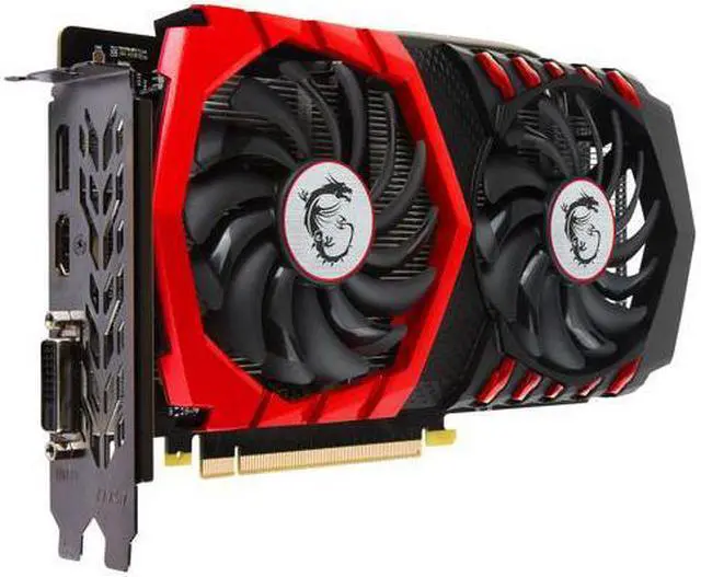 Alt view image 3 of 7 - MSI GeForce GTX 1050 Ti DirectX 12 GTX 1050 Ti GAMING 4G 4GB 128-Bit GDDR5 PCI Express 3.0 x16 HDCP Ready Video Card