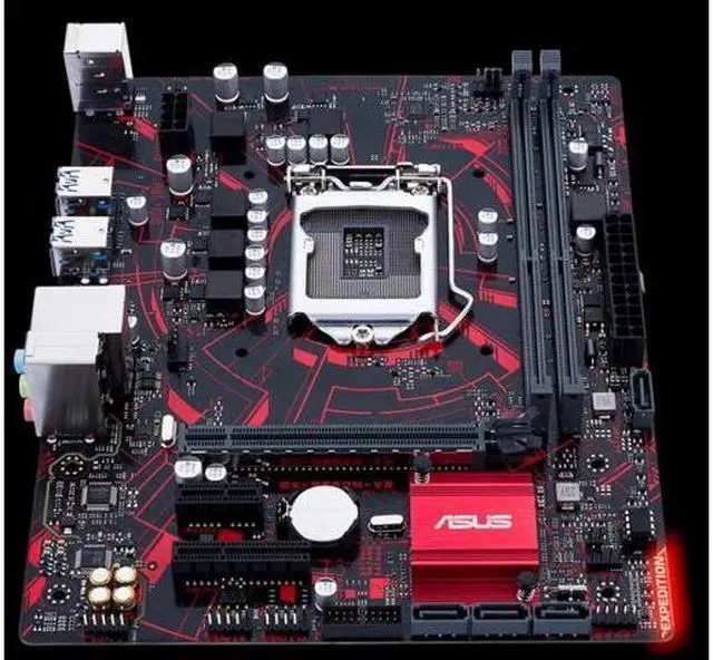 Alt view image 6 of 6 - ASUS Intel Expedition EX-B360M-V3 Socket LGA 1151 DDR4 Micro ATX Motherboard (EX-B360M-V3)