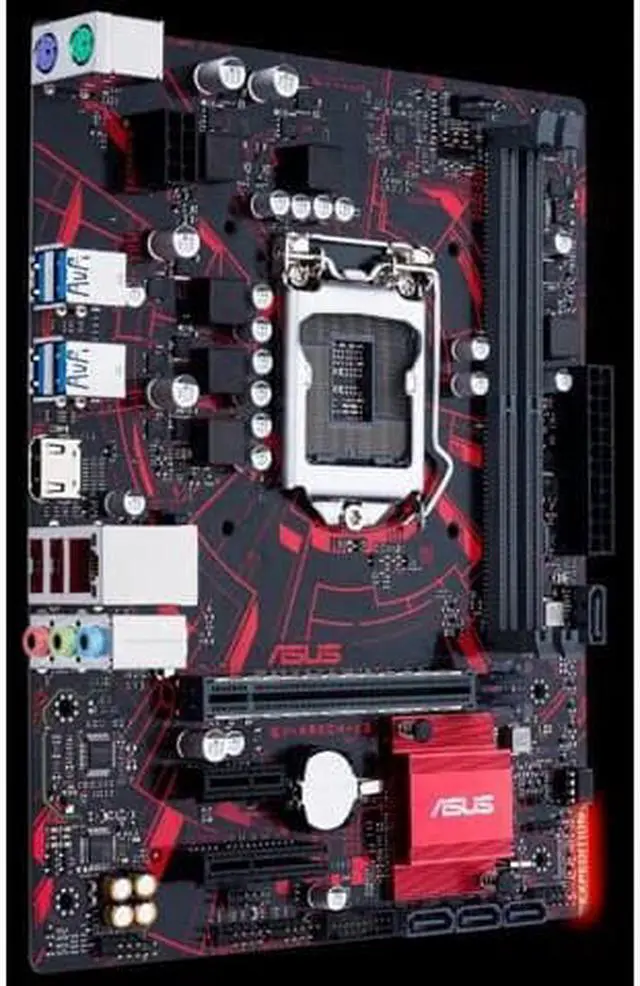 Alt view image 2 of 6 - ASUS Intel Expedition EX-B360M-V3 Socket LGA 1151 DDR4 Micro ATX Motherboard (EX-B360M-V3)