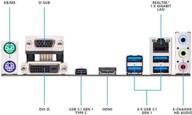 Alt view image 3 of 4 - ASUS PRIME B365M-A LGA-1151 Support 9th/8th Gen Intel Processor with Aura Sync RGB Header, DDR4 2666 MHz, M.2 Support, HDMI, SATA 6Gbps mATX Motherboard