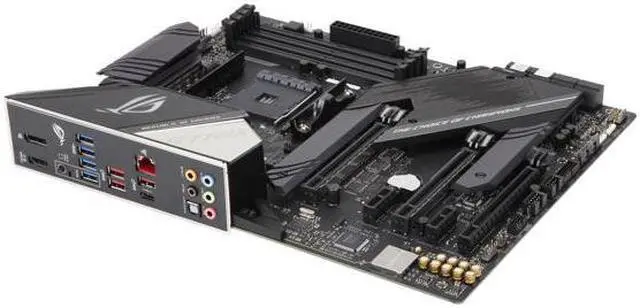 Alt view image 3 of 9 - ASUS AMD AM4 ROG Strix X570-F Gaming ATX Motherboard with PCIe 4.0, Dual M.2, SATA 6Gb/s, USB 3.2 Gen 2