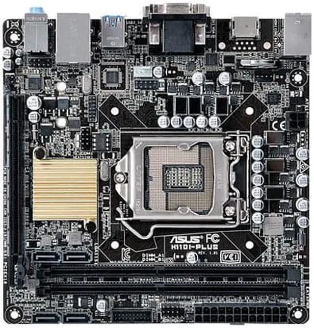 Alt view image 2 of 8 - ASUS H110I-PLUS LGA 1151 Intel H110 HDMI SATA 6Gb/s USB 3.0 Mini ITX Intel Motherboard