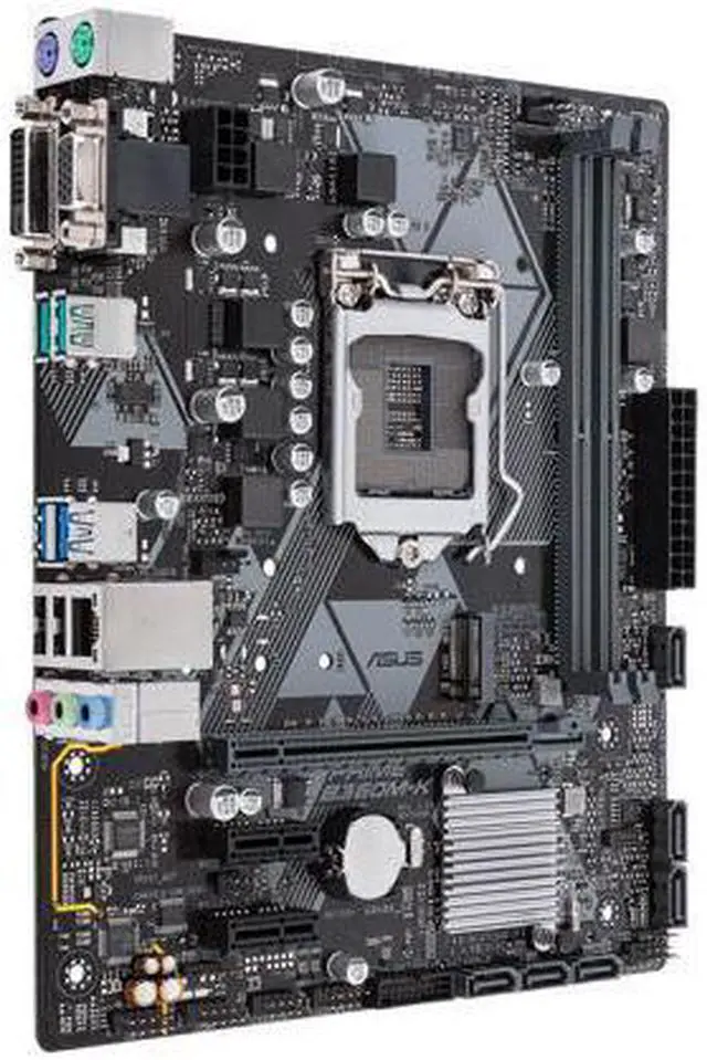 Alt view image 3 of 4 - ASUS PRIME B360M-K LGA1151 (300 Series) DDR4 DVI VGA M.2 mATX Motherboard