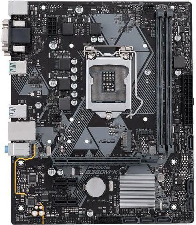 Main image of ASUS PRIME B360M-K LGA1151 (300 Series) DDR4 DVI VGA M.2 mATX Motherboard