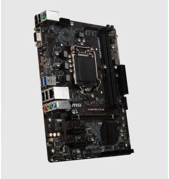 Alt view image 4 of 4 - MSI H310M PRO-V PLUS DDR4 Motherboard Support LGA1151 8/9th generation Intel Core, and Intel Pentium and Celeron processors