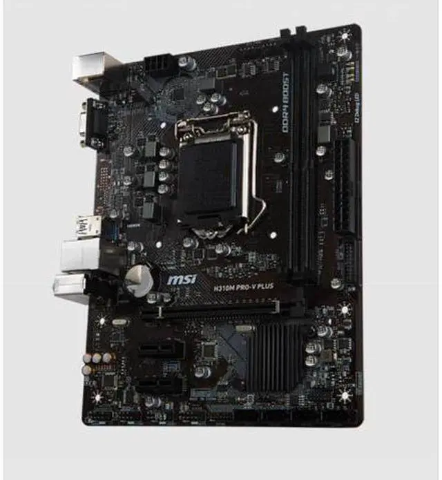 Alt view image 3 of 4 - MSI H310M PRO-V PLUS DDR4 Motherboard Support LGA1151 8/9th generation Intel Core, and Intel Pentium and Celeron processors