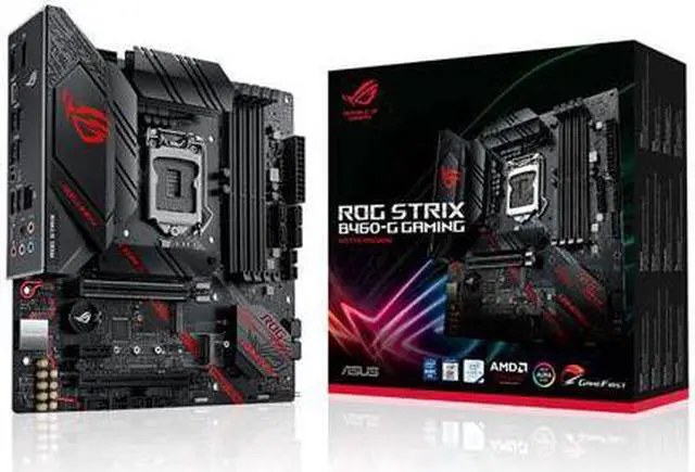 Main image of ASUS ROG STRIX B460-G GAMING LGA 1200 Intel B460 DDR4 Micro ATX Motherboard (90MB1460-M0EAY0)