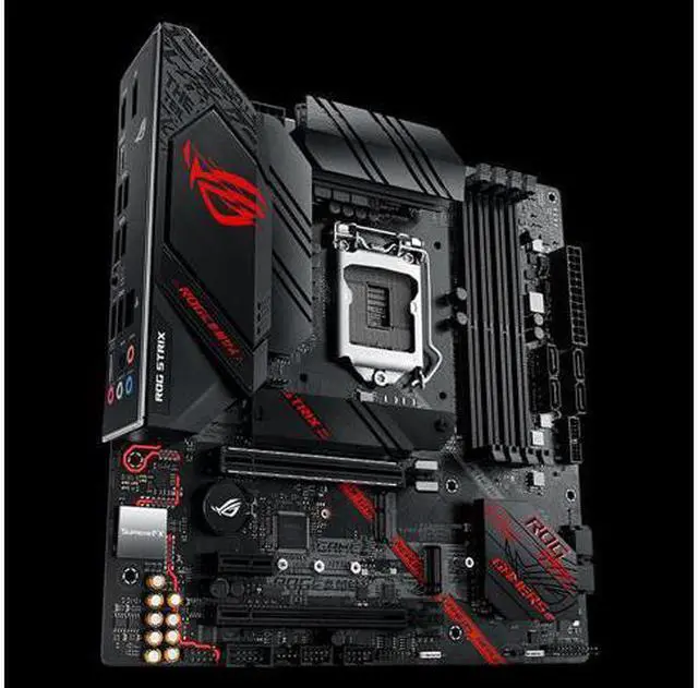Alt view image 4 of 7 - ASUS ROG STRIX B460-G GAMING LGA 1200 Intel B460 DDR4 Micro ATX Motherboard (90MB1460-M0EAY0)