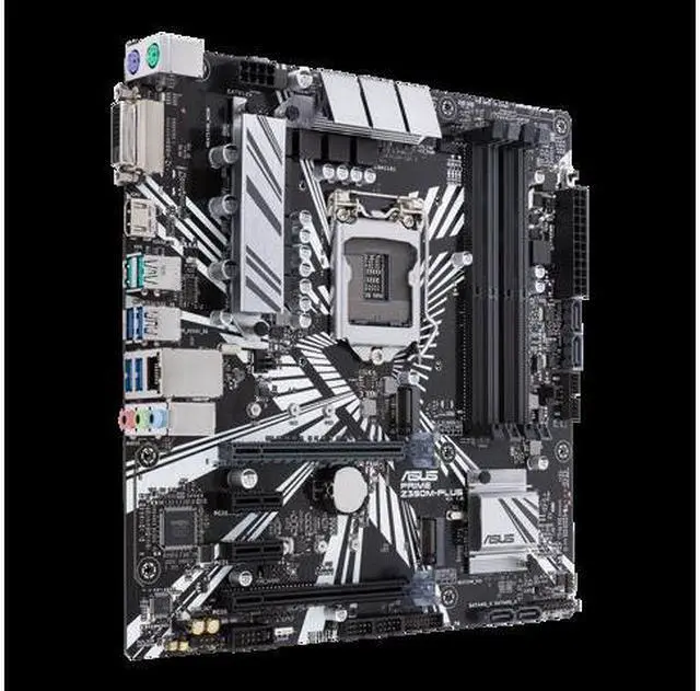 Alt view image 2 of 5 - ASUS PRIME Z390M-PLUS Intel LGA 1151 mATX Gaming Motherboard (OptiMem II, DDR4 4266 MHz, Dual M.2, HDMI, Intel Optane memory ready, SATA 6Gb/s, USB 3.1 Gen 2)