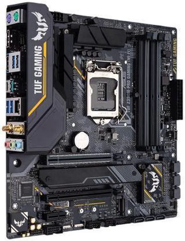 Alt view image 2 of 4 - ASUS TUF Z390M-Pro Gaming (Wi-Fi) LGA1151 (Intel 8th and 9th Gen) DDR4 DP HDMI M.2 Z390 Micro ATX (mATX) Motherboard with Onboard 802.11 ac Wi-Fi and USB 3.1 Gen2