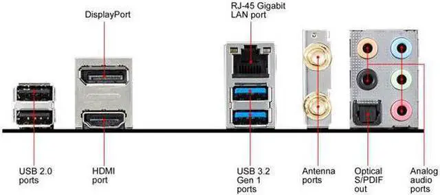 Alt view image 6 of 7 - MSI PRO H410I PRO WIFI LGA 1200 Intel H410 SATA 6Gb/s Mini ITX Intel Motherboard
