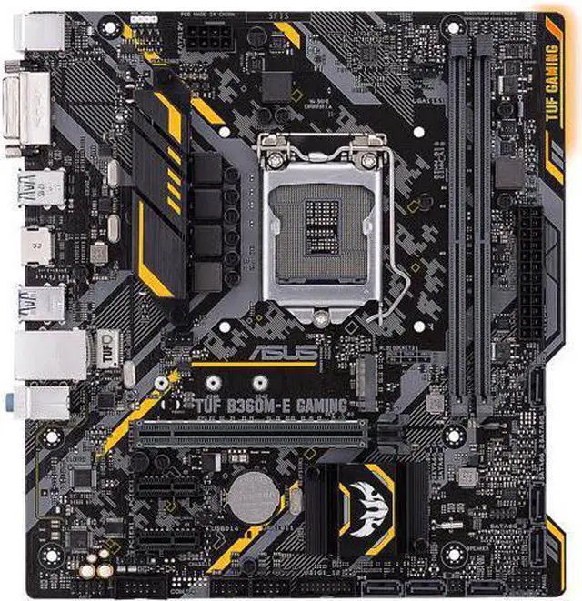Main image of ASUS TUF B360M-E GAMING LGA 1151 (300 Series) Intel B360 HDMI SATA 6Gb/s USB 3.1 uATX Intel Motherboard