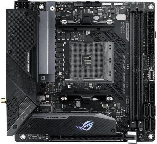 Alt view image 2 of 14 - ASUS ROG STRIX B550-I GAMING AM4 AMD B550 SATA 6Gb/s Mini ITX AMD Motherboard