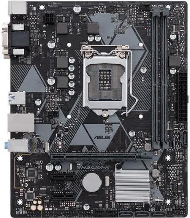Main image of ASUS PRIME H310M-K LGA 1151 (300 Series) Intel H310 SATA 6Gb/s USB 3.1 uATX Intel Motherboard
