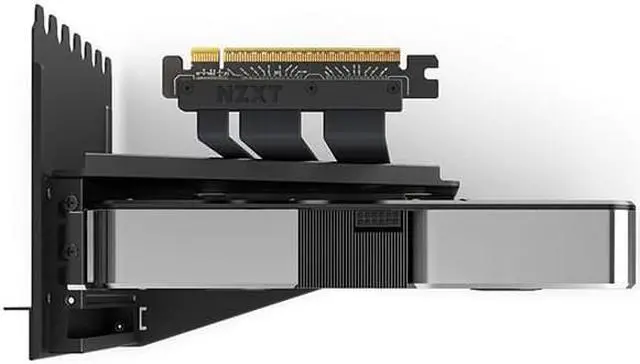 Alt view image 7 of 7 - NZXT Vertical GPU Mounting Kit-Black (AB-RH175-B1), Including GPU Holder & PCIe 4.0 Riser Cable,Designed for the NZXT H7 Cases Series