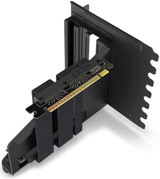Alt view image 6 of 7 - NZXT Vertical GPU Mounting Kit-Black (AB-RH175-B1), Including GPU Holder & PCIe 4.0 Riser Cable,Designed for the NZXT H7 Cases Series
