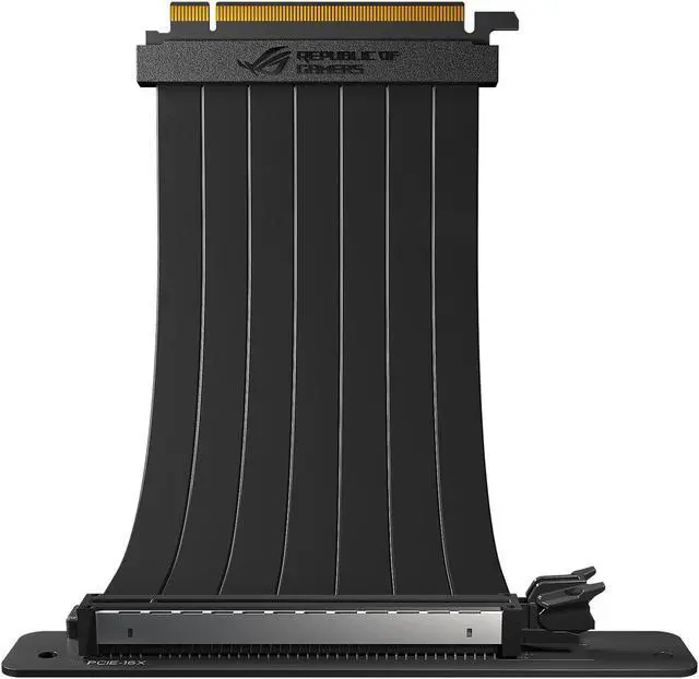 Alt view image 2 of 4 - RS200 ROG Strix Riser Cable with 240 mm PCI-E x16, 90 Degree Adapter, Unique SafeSlot Design, EMI Shielding (RS200)