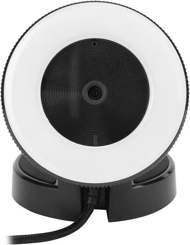 Alt view image 5 of 7 - Kiyo Streaming Webcam: 1080p 30 FPS / 720p 60 FPS - Ring Light w/Adjustable Brightness - Built-in Microphone - Advanced Autofocus, Black