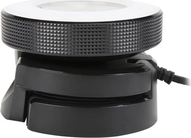 Alt view image 7 of 7 - Kiyo Streaming Webcam: 1080p 30 FPS / 720p 60 FPS - Ring Light w/Adjustable Brightness - Built-in Microphone - Advanced Autofocus, Black