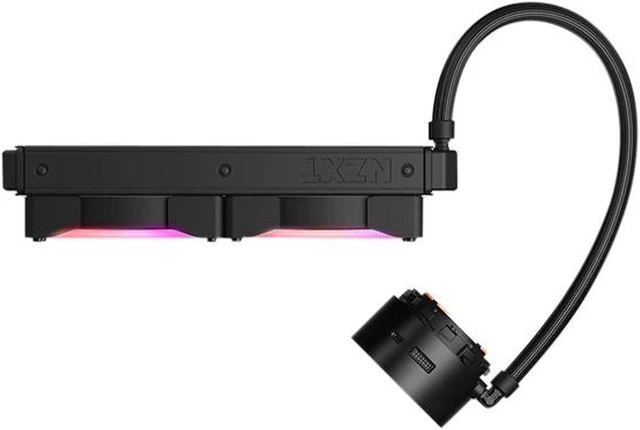 Alt view image 3 of 7 - NZXT Kraken Z53 240mm Liquid Cooler with LCD Display - Black