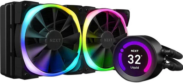Main image of NZXT Kraken Z53 240mm Liquid Cooler with LCD Display - Black