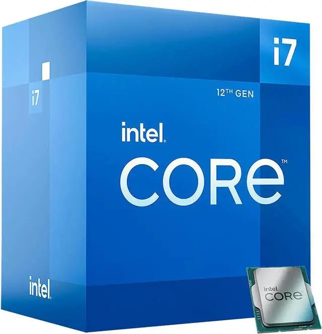 Main image of Intel Core i7-12700 - Core i7 12th Gen Alder Lake 12-Core (8P+4E) 2.1 GHz LGA 1700 65W Intel UHD Graphics 770 Desktop Processor - BX8071512700