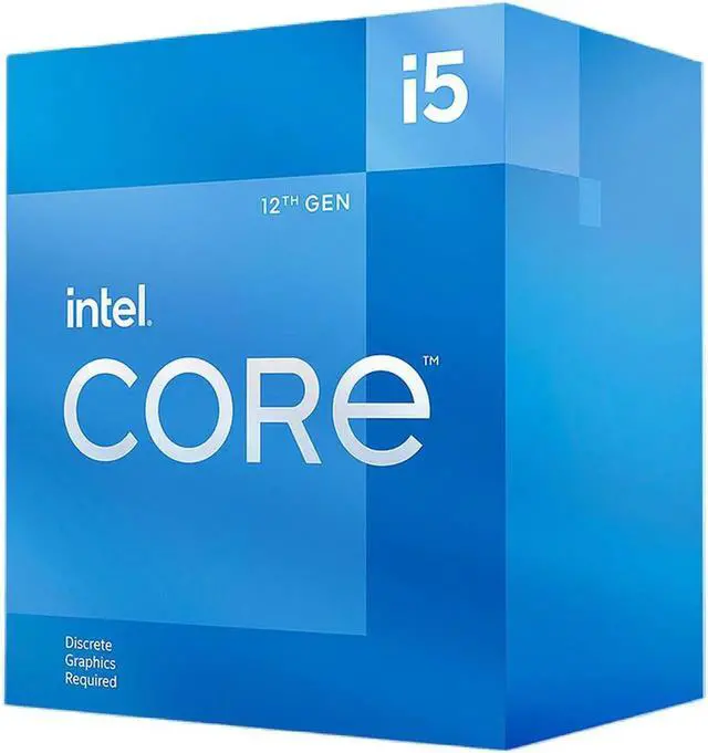 Main image of Intel Core i5-12400F - Core i5 12th Gen Alder Lake 6-Core 2.5 GHz LGA 1700 65W Desktop Processor - BX8071512400F