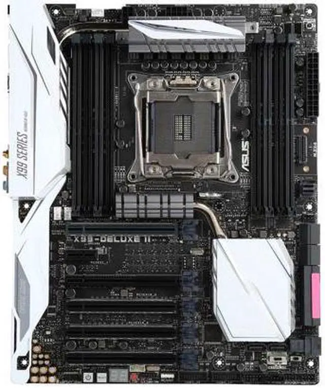 Alt view image 3 of 5 - ASUS X99-DELUXE II LGA 2011-v3 Intel X99 SATA 6Gb/s USB 3.1 ATX Intel Motherboard