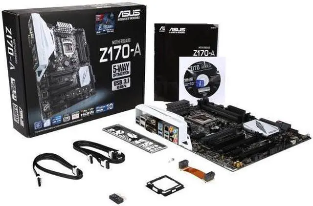 Alt view image 5 of 5 - ASUS Z170-A LGA 1151 Intel Z170 HDMI SATA 6Gb/s USB 3.1 USB 3.0 ATX Intel Motherboard