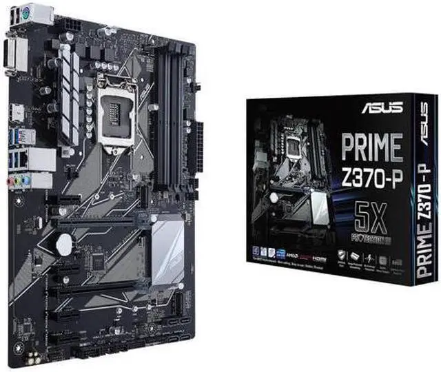 Alt view image 4 of 15 - ASUS Prime Z370-P LGA 1151 (300 Series) Intel Z370 HDMI SATA 6Gb/s USB 3.1 ATX Intel Motherboard